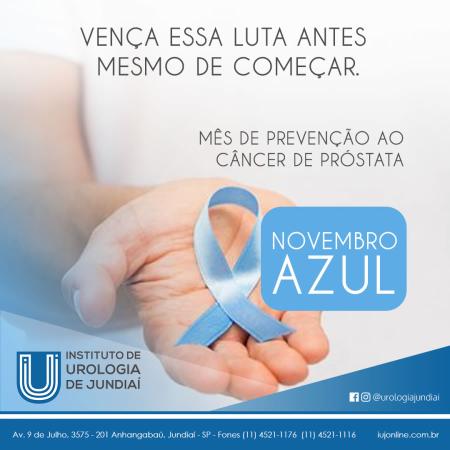 Novembro Azul - PREVENÇÃO É A MELHOR OPÇÃO