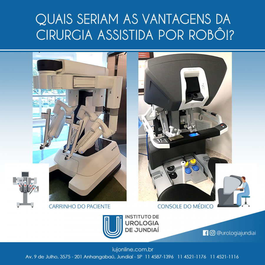 Quais seriam as vantagens da cirurgia assistida por robô?