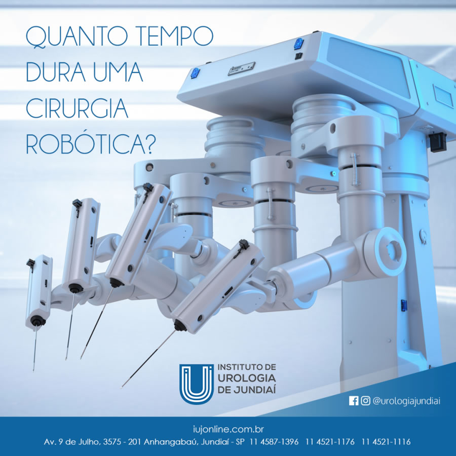 Quanto tempo dura uma cirurgia robótica?